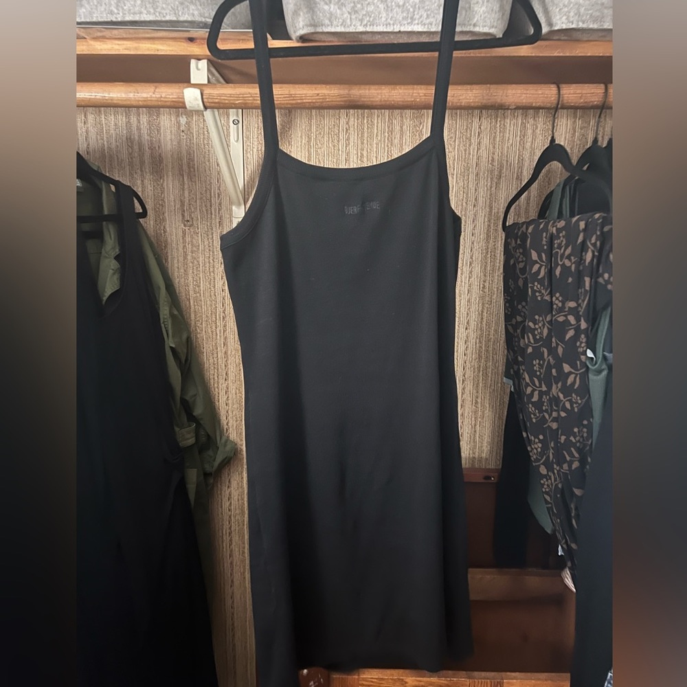 Djerf Avenue Daily Tank Dress. Black. Size XXL.